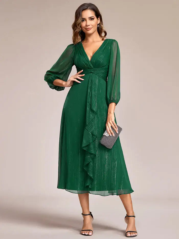 Formal Dress | Tea Length Dress