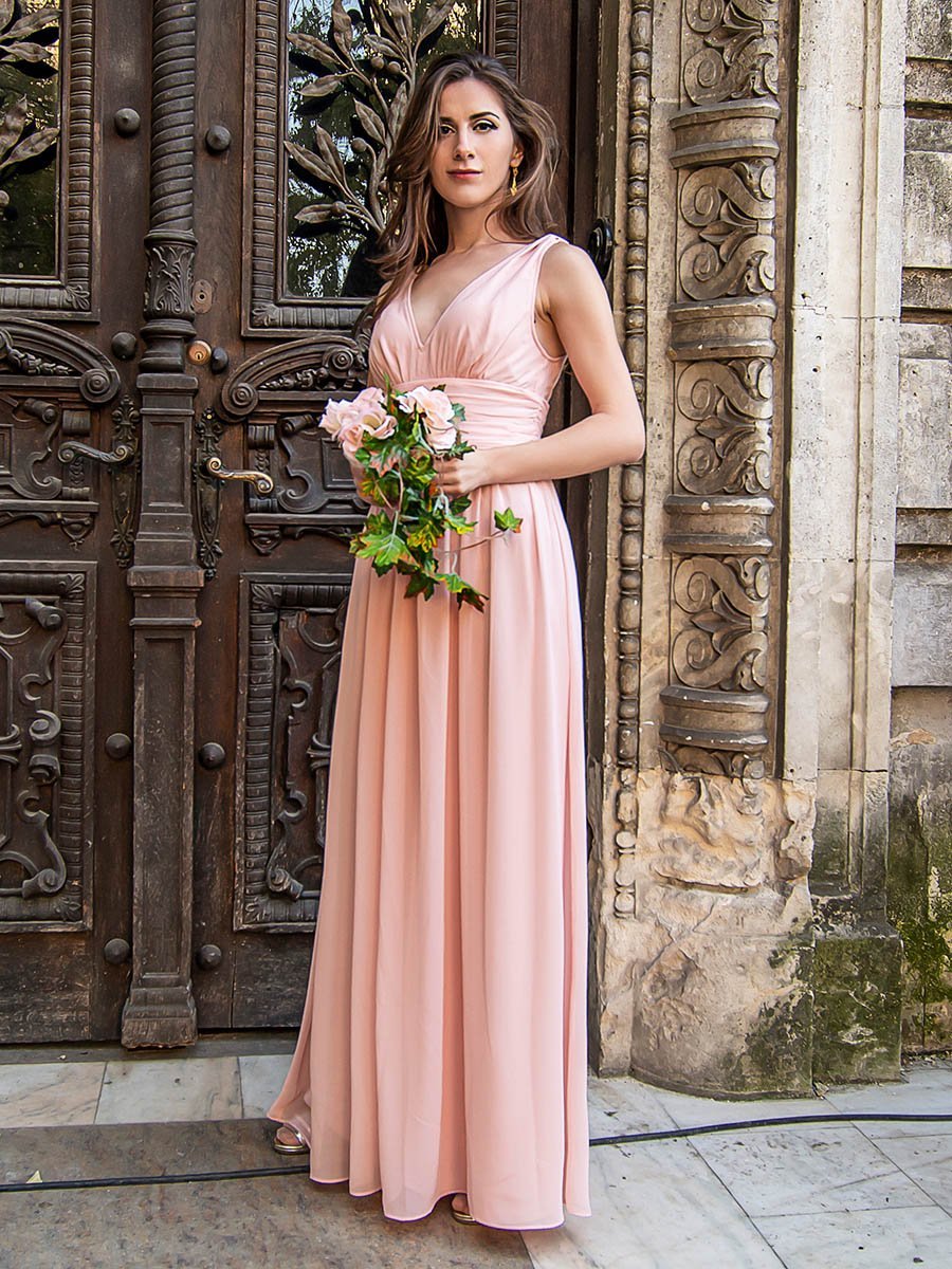 June Pink Stock Dress
