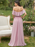 Mauve Bridesmaid Dress | Mauve Long Dress | Mauve Formal Dress