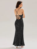 Abigail Dress Black - Order In showcasing the elegant lace-up back and flattering floral design.