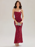 Abigail Dress Burgundy - Order In bodycon floral design with lace-up back, perfect for formal occasions.