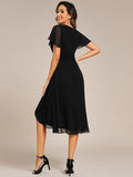 Black Tea Length Dress Brisbane | Black Tea Length Mother of the Bride Dress | Black Mother of the Groom Dress Queensland | Melissa Black Tea Length Stock Dress