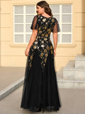 Rita Dress Black Gold - Order In