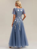 Rita Dress Dusky Blue - Order In