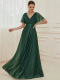 Forest Green Bridesmaid Dress | Forest Green Mother of the Bride Dress| Forest Green Mother of the Groom Dress