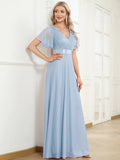 Sky Blue Bridesmaid Dress | Sky Blue Mother of the Bride Dress| Sky Blue Mother of the Groom Dress