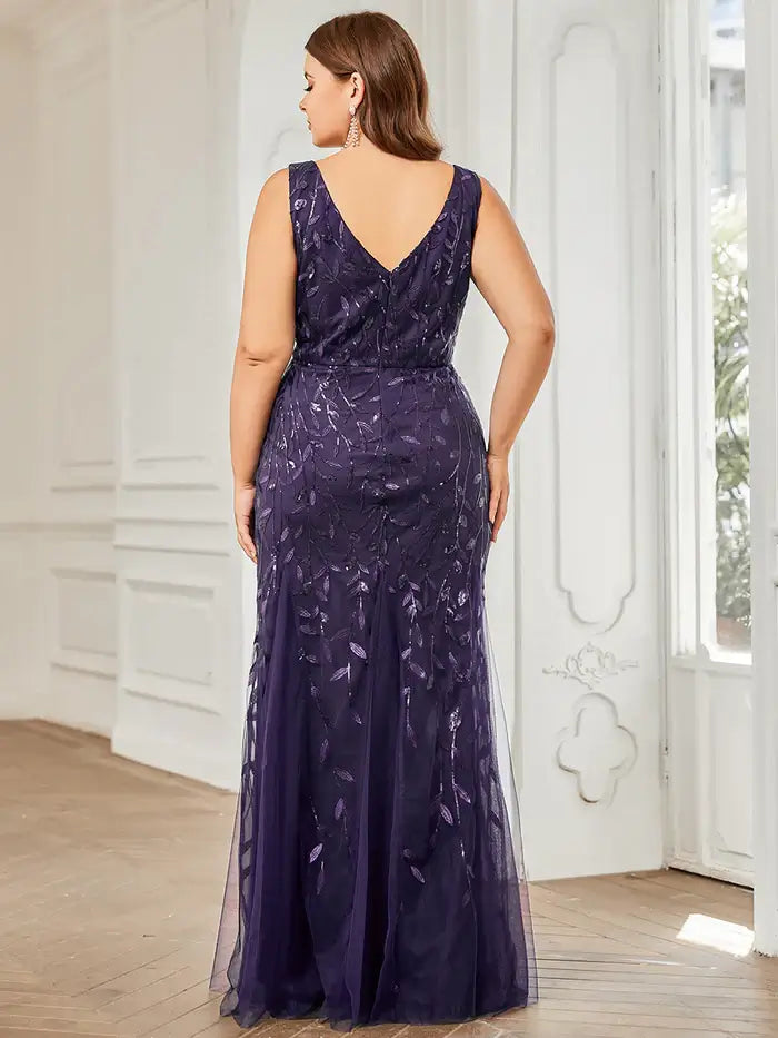 Indigo Floor Length Dress