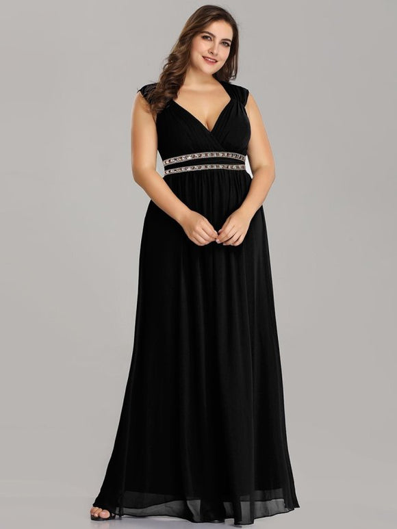 Eva Black Stock Dress