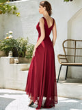 Gabriella Burgundy Stock Dress