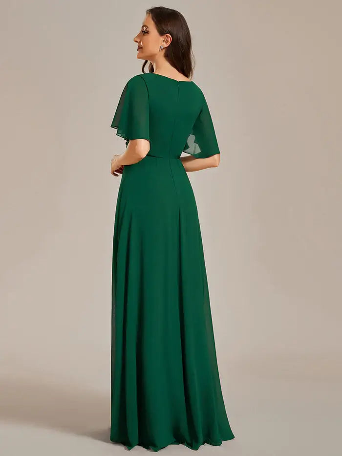 green and pink maternity dress Formal Dress | Bridesmaid Dress