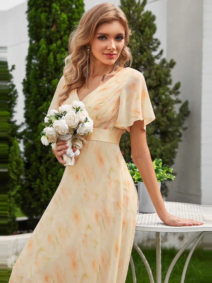 Gold cream bridesmaid dresses online
