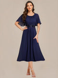 Sharon Dress Navy Blue - Order In