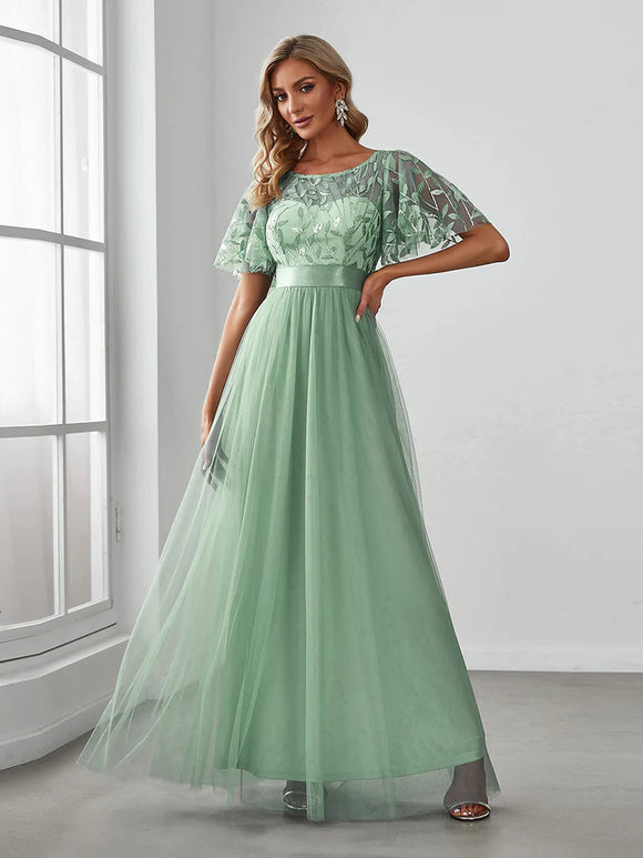 Yvette Dress Fern Order In - Main Image