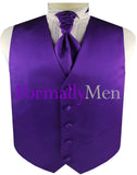 Purple Waistcoat | Purple Vest | Mens Vest | Boys Vest | Childs Vest | Wedding Vest | Formal Vest | Childs Waistcoat | Boys Waistcoat | Mens Waistcoat