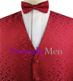 Red Waistcoat | Red Vest | Mens Vest | Boys Vest | Childs Vest | Wedding Vest | Formal Vest | Childs Waistcoat | Boys Waistcoat | Mens Waistcoat