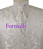 Hawker Ivory Ladies Made to Order Vest featuring an elegant design and matching necktie.
