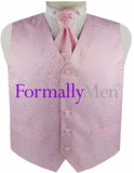 Mens Vest Brisbane| Mens Waistcoat Australia| Mens Formal Waistcoat Brisbane | Mens Wedding Vest Australia| Mens Wedding Waistcoat Brisbane | Northcliffe Pink Mens & Boys Made to Order Vest