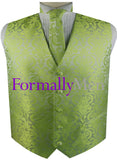 Wellstead Lime Mens & Boys Made to Order Vest