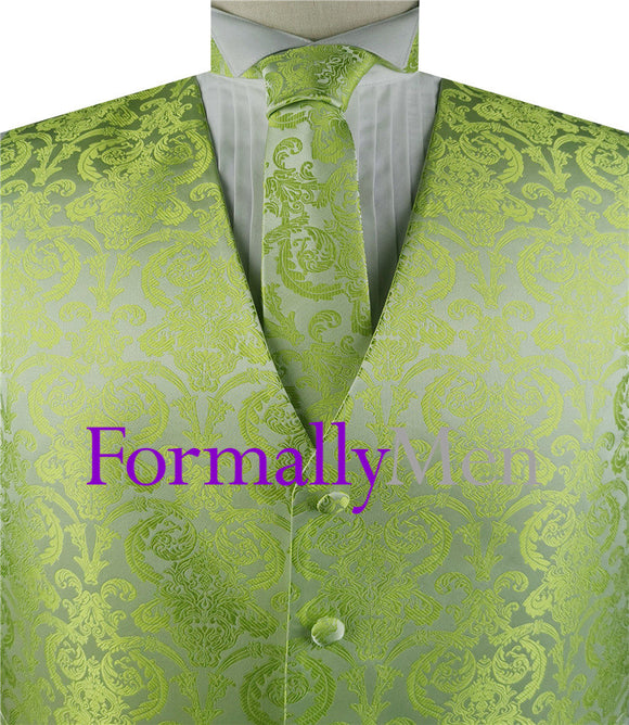 Wellstead Lime Mens & Boys Made to Order Vest