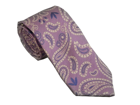 Paisley Necktie | Purple Necktie | Silk Necktie