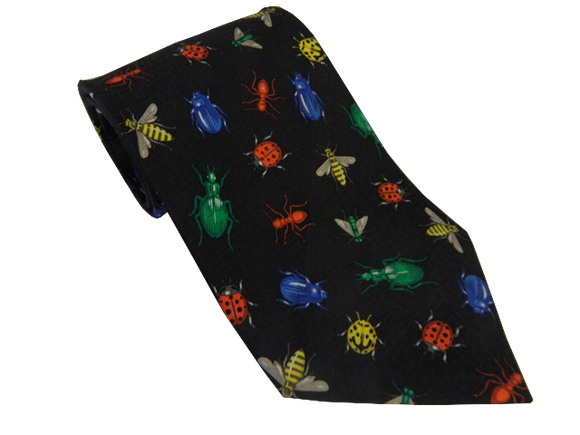 Bugs Tie | Fun Tie | Funny Tie | Insects Tie