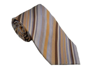 Striped Tie Australia | Striped Necktie Australia | Brown Striped Tie Australia
