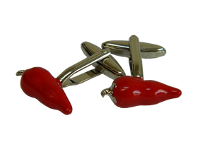 Chilli Pepper Cufflinks | Red Chilli | Chilli Pepper | Red Hot Chilli Peppers