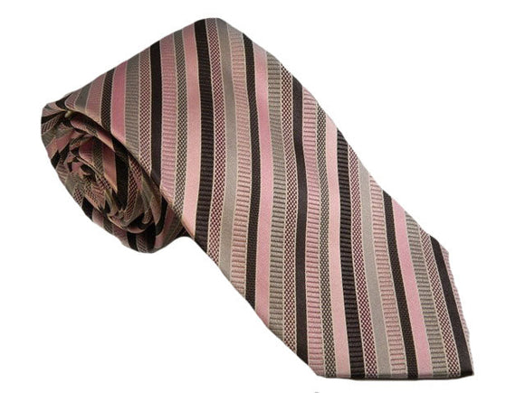 Striped Pink Tie Australia | Pink Striped Tie Australia
