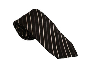 Striped Black Tie Australia | Striped Black Necktie Australia