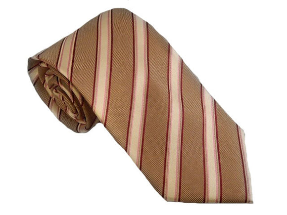 Brown Tie | Silk Tie | Striped Tie | Ties Australia