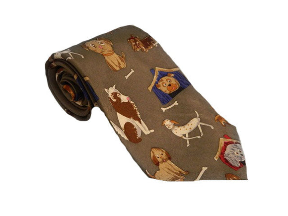 Dog Tie | Fun Tie | Funny Tie | Animals Tie
