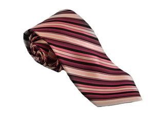 Pink Striped Tie Australia | Pink Necktie Australia | Pink Business Tie Australia