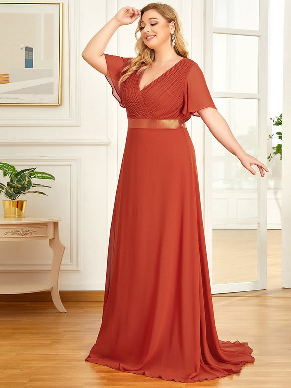Autumn Bridesmaid Burnt Orange Evening Dresses Plus Size Formal Dress Bridesmaid Dress FM Formal Wear Autumn Bridesmaid Burnt Orange Evening Dresses Plus Size Formal Dress Bridesmaid Dress FM Formal Wear