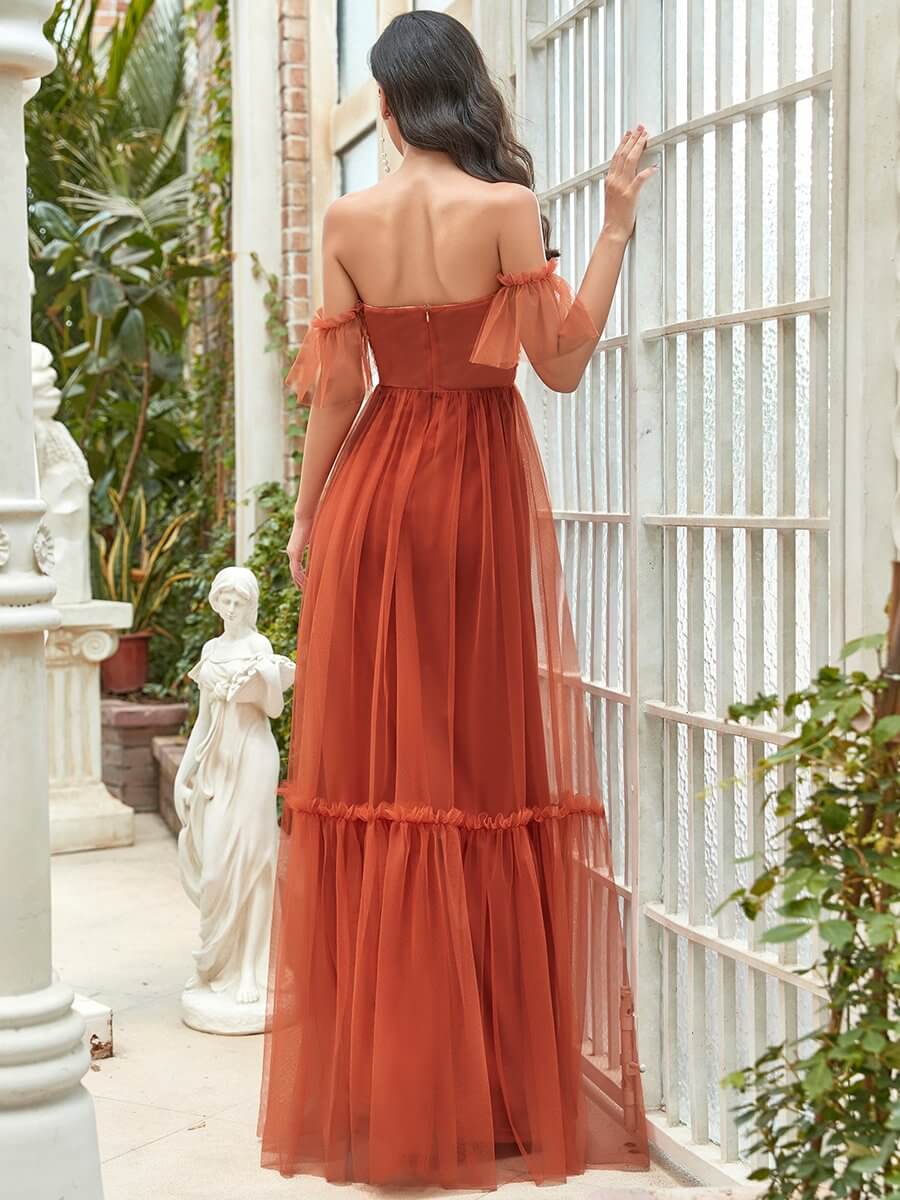 Theresa Dress Burnt Orange - Order In Theresa Dress Burnt Orange - Order In