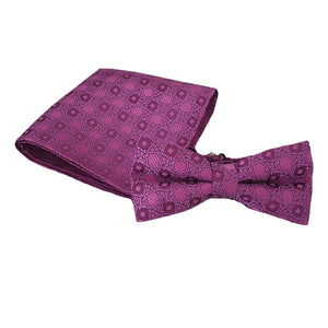 Purple Bow Tie | Purple Bowtie | Mens Bow Tie | Mens Bowtie | Pre-Tied Bow Tie | Pre-Tied Bowtie | Bow and Hank