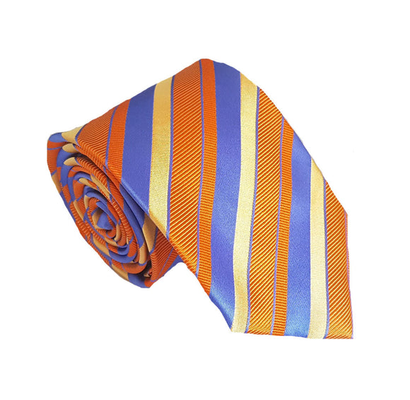 Orange Striped Tie Australia | Orange Business Ties Australia | Orange Neckties Australia