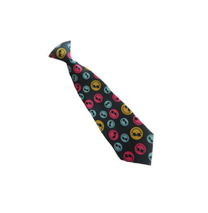 Faces Necktie | Happy Face Tie | Boys Necktie | Boys Pre-Tied Tie