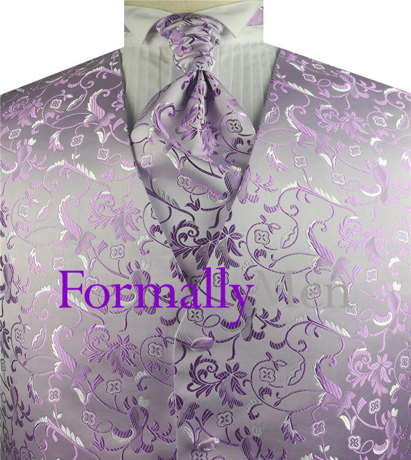 Albury Lilac Vest FM Formal Wear Mens Vest