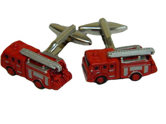 Fire Engine Cufflinks | Fire Truck Cufflinks | Cufflinks Australia