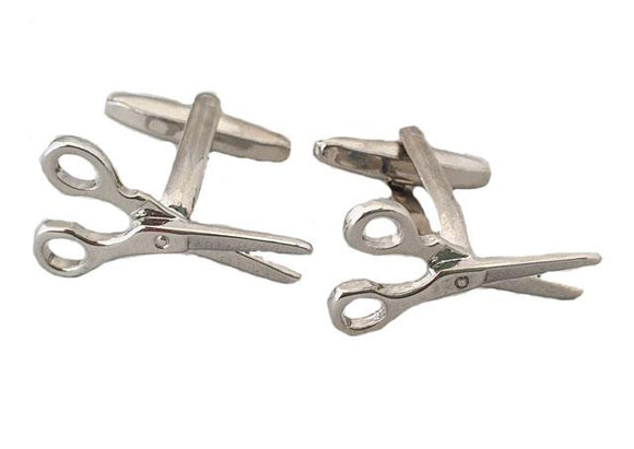 Silver Scissor Cufflinks | Cufflinks Australia