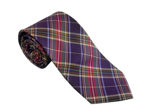 Purple Tartan Ties Australia | Purple Check Ties Australia | Purple Scottish Ties