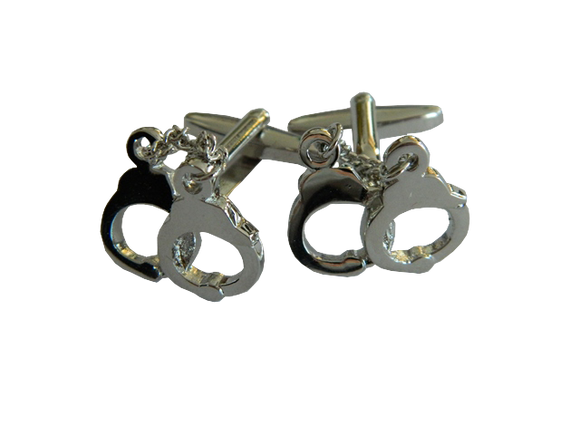 Handcuff Cufflinks | Policeman Cufflinks | Businessman Cufflinks