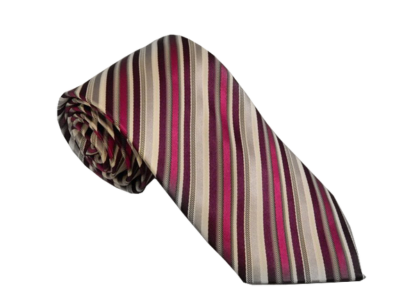 Purple Striped Ties Australia | Fuchsia Coloured Tie Australia