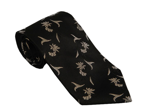 Black Floral Tie Australia | Black Floral Ties Australia