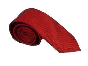 Plain Red Tie | Red Necktie | Red Silk Tie