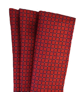 Red Patterned Hankie | Red Patterned Hanky | Red Patterned Pocket Square
