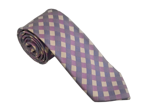 Blue Striped Tie | Mens Ties | Silk Ties | Silk Neckties | Purple Striped Tie