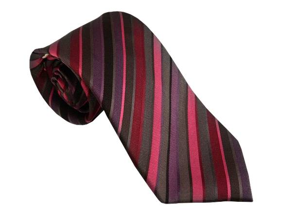 Grey Tie | Mens Ties | Silk Ties | Silk Neckties | Purple Tie