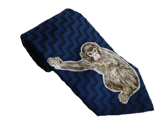 Monkey Tie | Fun Tie | Funny Tie | Animal Tie