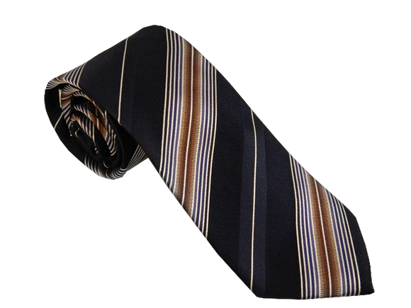 Blue Striped Tie | Mens Ties | Silk Ties | Silk Neckties